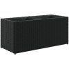 Odlingslådor med 2 krukor 2 st svart konstrotting vidaXL 72 x 30 x 32 cm – miniatyr 5