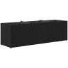 Odlingslådor med 3 krukor 2 st svart konstrotting vidaXL 105 x 30 x 32 cm – miniatyr 8