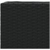 Odlingslådor med 3 krukor 2 st svart konstrotting vidaXL 105 x 30 x 32 cm – miniatyr 10