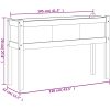 Odlingslådor med ben vaxbrun 110x31x70 cm massiv furu vidaXL – miniatyr 11