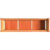 Odlingslådor med ben vaxbrun 110x31x70 cm massiv furu vidaXL – miniatyr 8