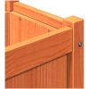 Odlingslådor med ben vaxbrun 70x31x70 cm massiv furu vidaXL – miniatyr 9