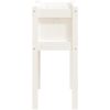 Odlingslådor med ben vit 70x31x70 cm massiv furu vidaXL – miniatyr 6