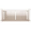 Odlingslådor med ben vit 70x31x70 cm massiv furu vidaXL – miniatyr 8