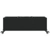 Odlingslådor med hjul 2 st svart konstrotting vidaXL 107 x 32 x 38 cm – miniatyr 6