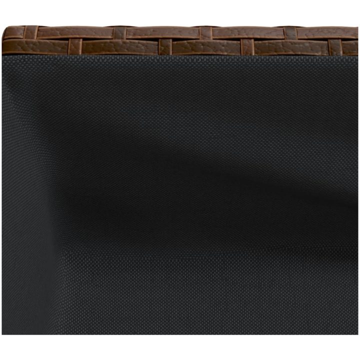 Odlingslådor med hylla 2 st brun konstrotting vidaXL 70 x 28 x 70 cm – bild 11