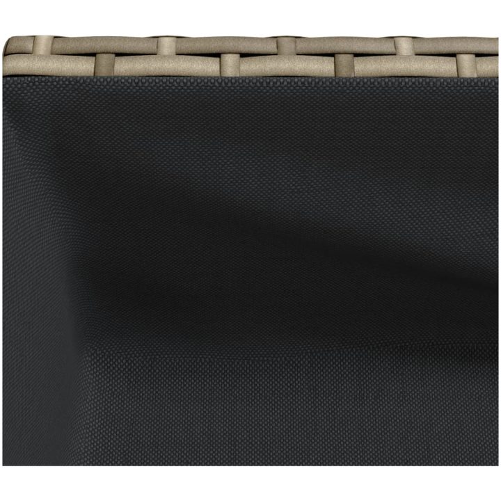 Odlingslådor med hylla 2 st grå konstrotting vidaXL 70 x 28 x 70 cm – bild 11