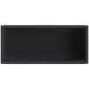 Odlingslådor med hylla 2 st svart konstrotting vidaXL 70 x 28 x 70 cm – miniatyr 9