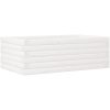 Odlingslådor vit massiv furu vidaXL 70 x 40 x 23 cm – miniatyr 2