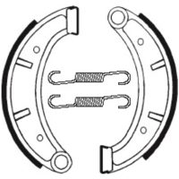 Off-Road Organic Brake shoes - BA118 Tecnium
