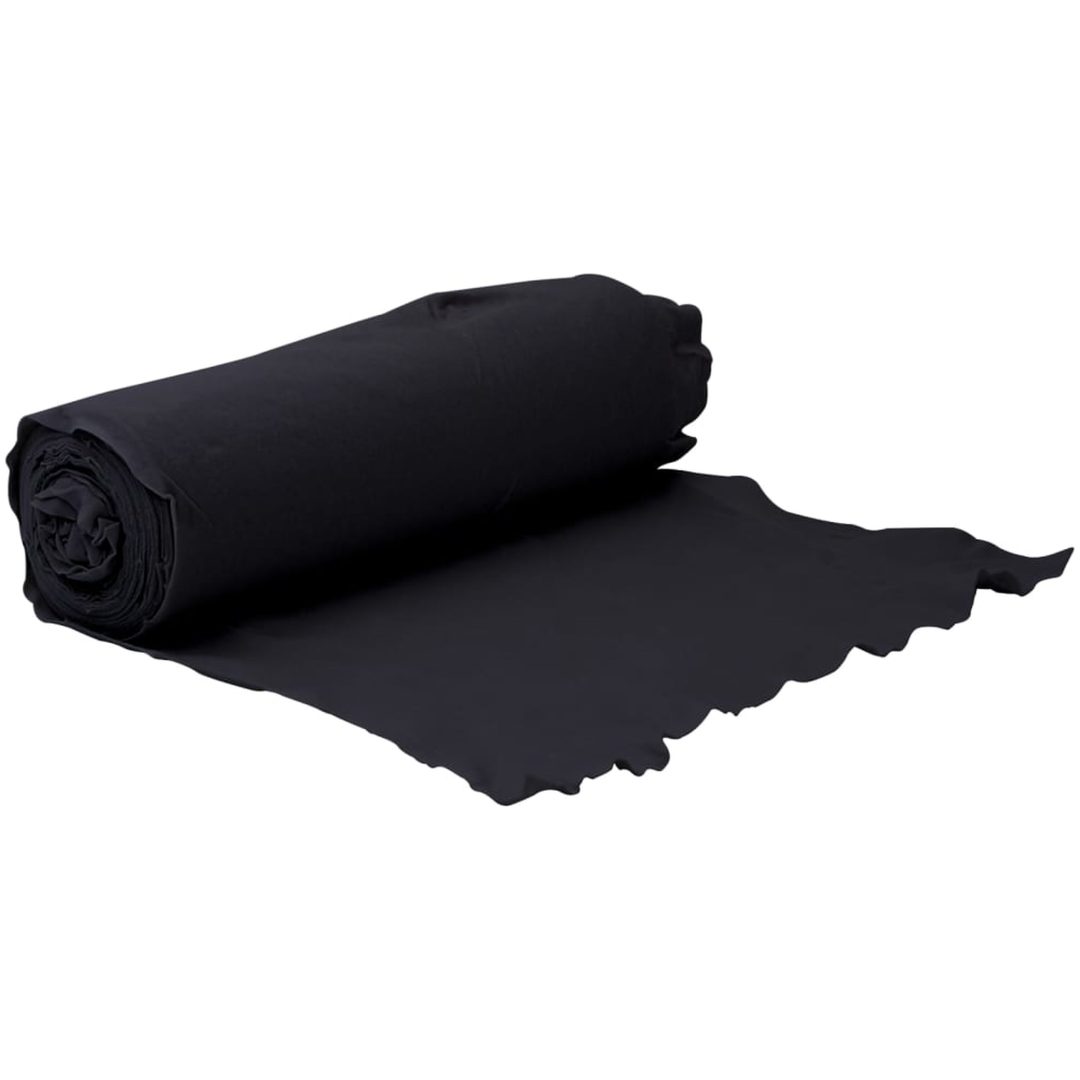 Ogräsduk 1x10 m polyesterfiber svart vidaXL 10 m (150 gsm) – bild 2