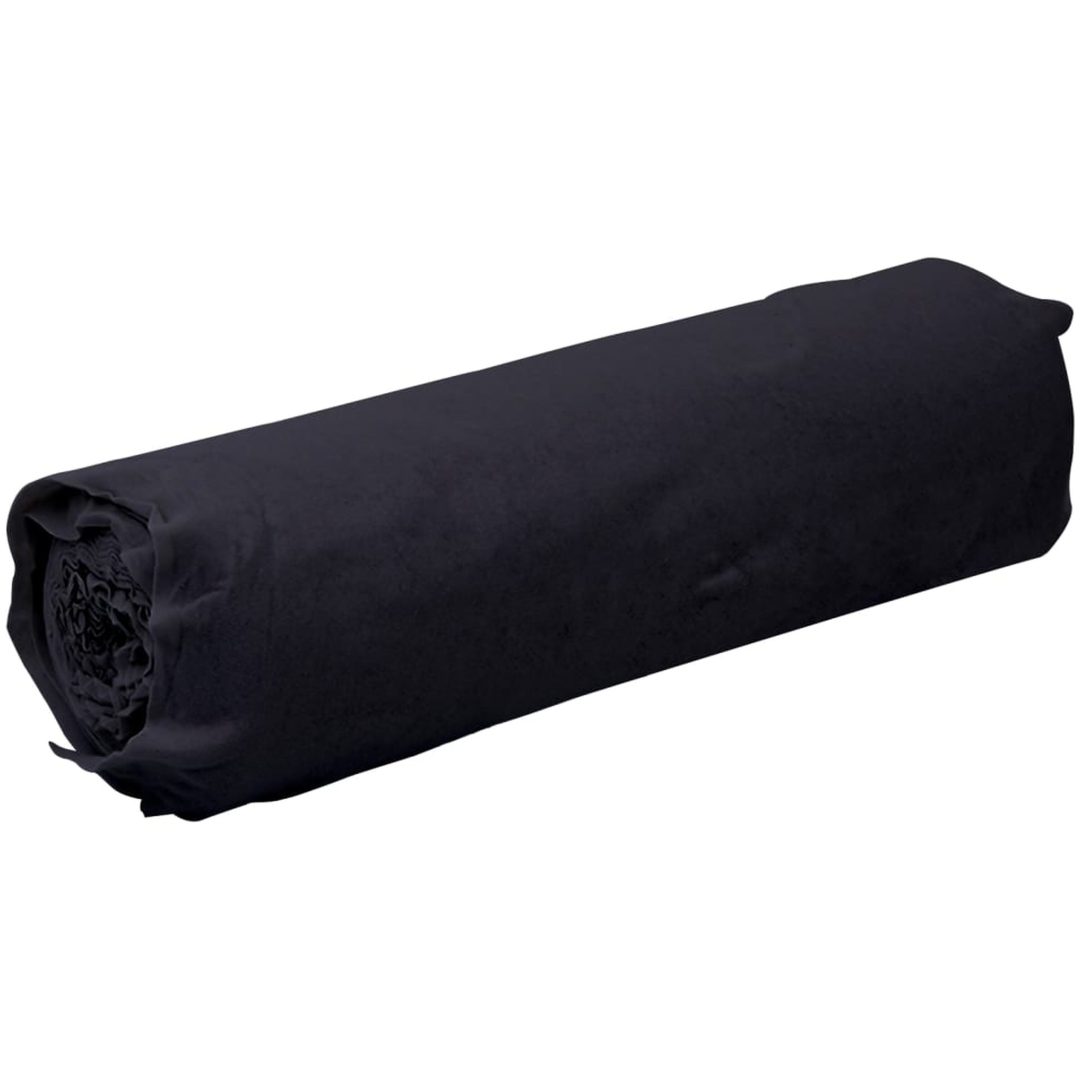 Ogräsduk 1x50 m polyesterfiber svart vidaXL 50 m (100 gsm) – bild 5