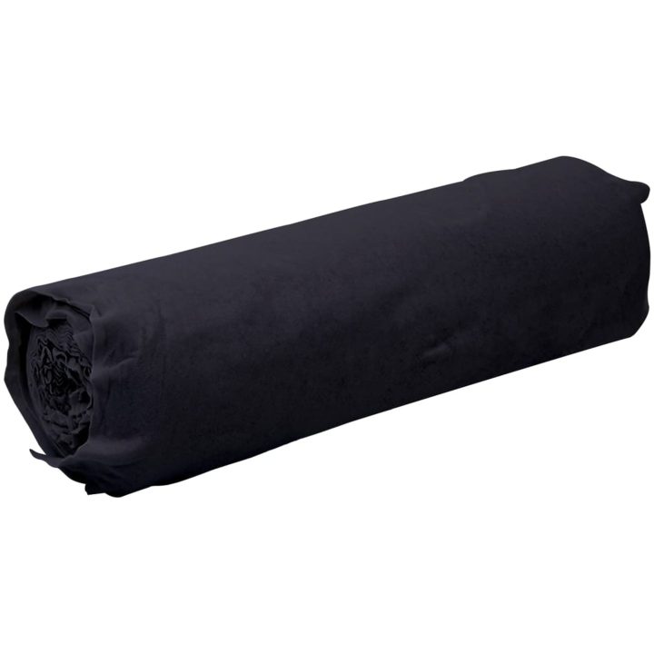 Ogräsduk 1x50 m polyesterfiber svart vidaXL 50 m (100 gsm) – bild 5