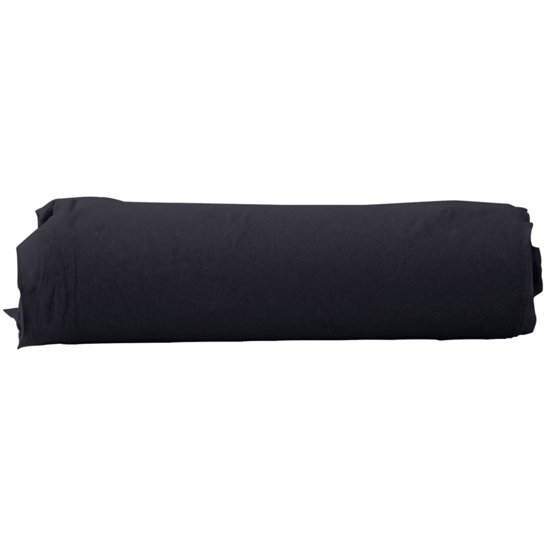 Ogräsduk 1x50 m polyesterfiber svart vidaXL 50 m (100 gsm) – bild 6