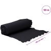 Ogräsduk 1x50 m polyesterfiber svart vidaXL 50 m (100 gsm) – miniatyr 10