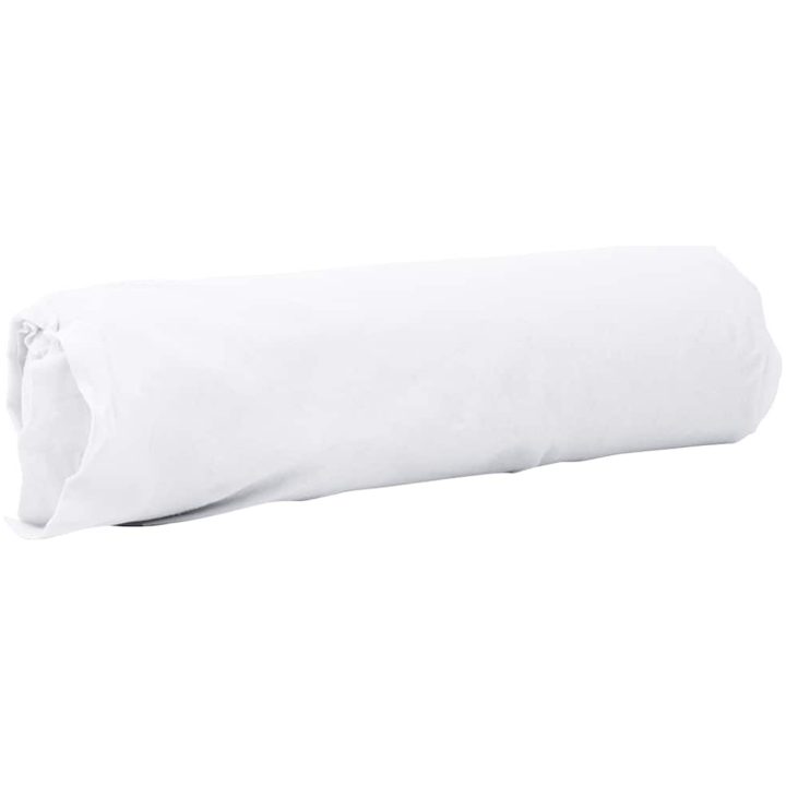 Ogräsduk 1x50 m polyesterfiber vit vidaXL 50 m (100 gsm) – bild 4