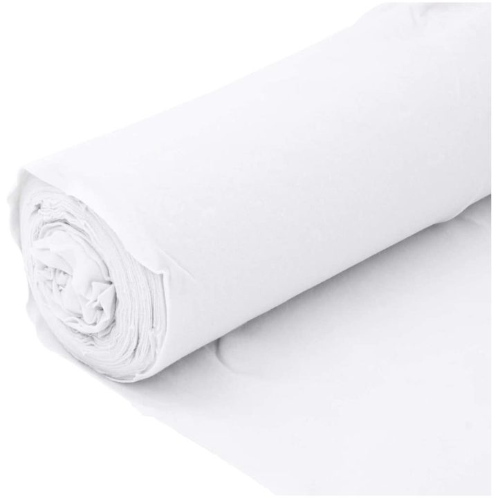 Ogräsduk 1x50 m polyesterfiber vit vidaXL 50 m (100 gsm) – bild 8