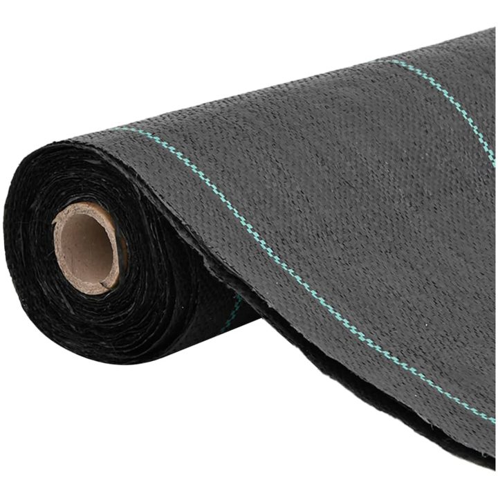 Ogräsmatta svart PP vidaXL 0.5 x 10 m – bild 2