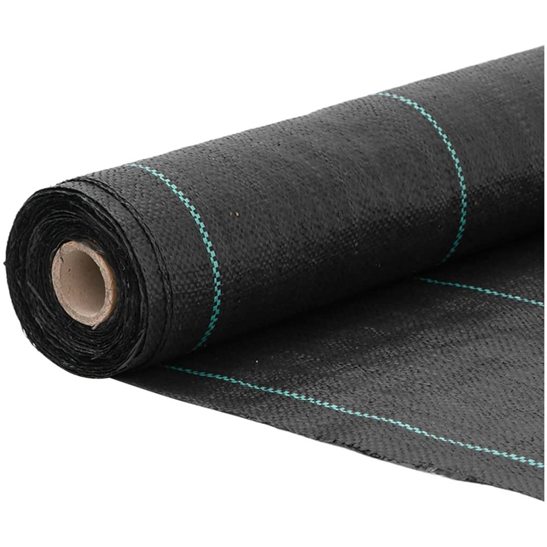 Ogräsmatta svart PP vidaXL 0.5 x 10 m – bild 3