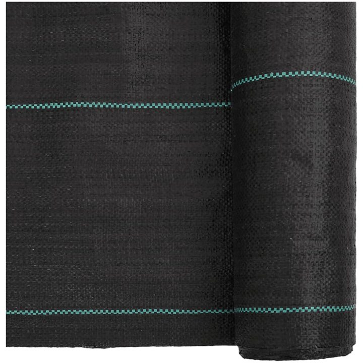 Ogräsmatta svart PP vidaXL 0.5 x 10 m – bild 6
