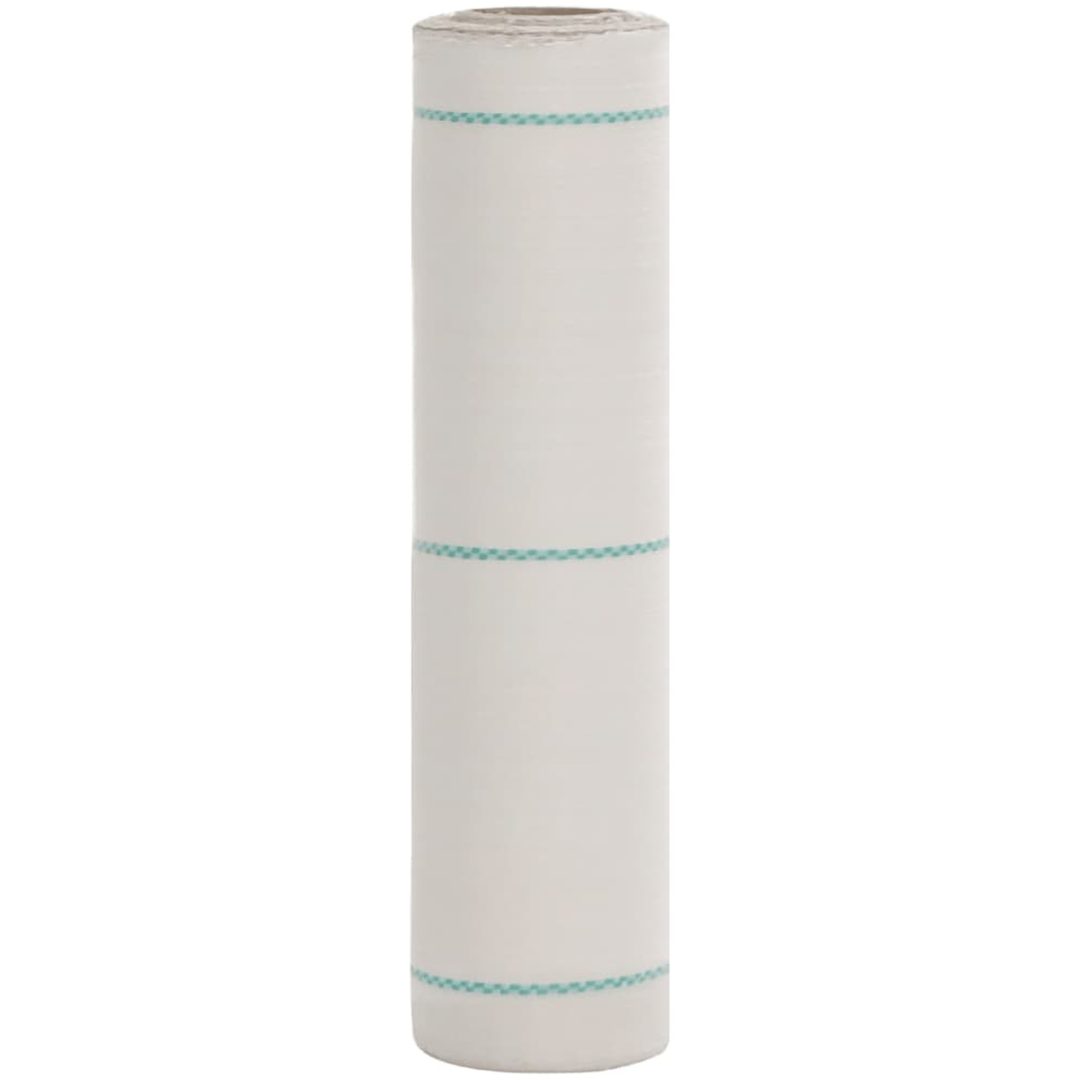 Ogräsmatta vit PP vidaXL 0.5 x 10 m
