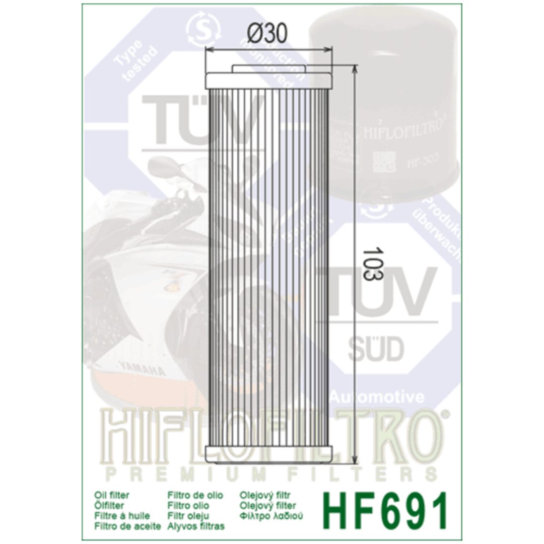 Olje Filter Cylindrisk HIFLO – bild 2