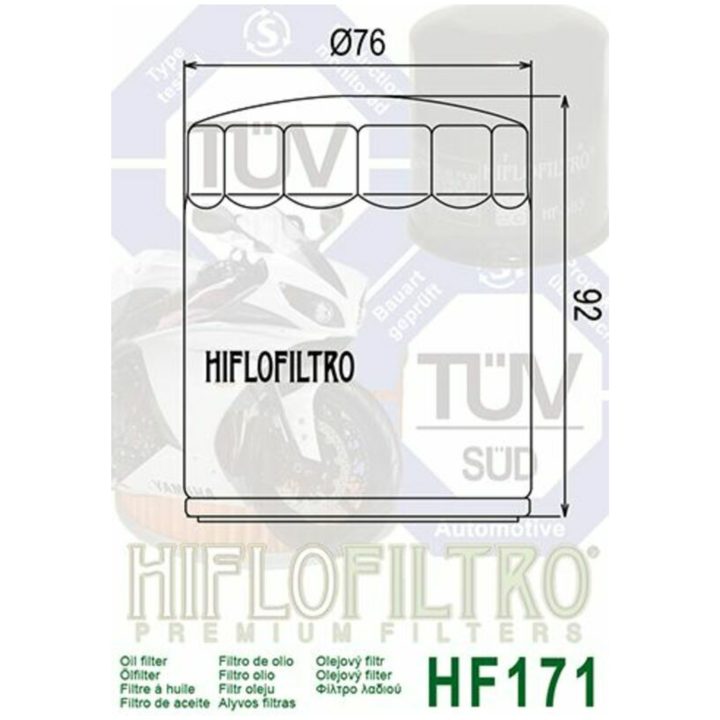 Oljefilter HIFLO Chrome – bild 3