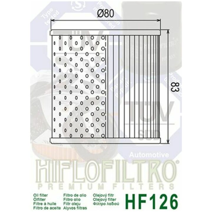 Oljefilter HIFLO HF126 – bild 2