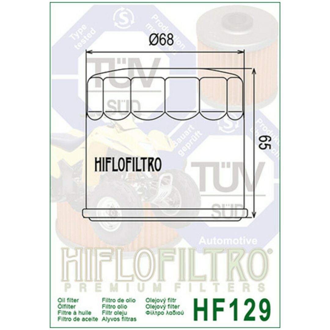 Oljefilter HIFLO HF129 – bild 3