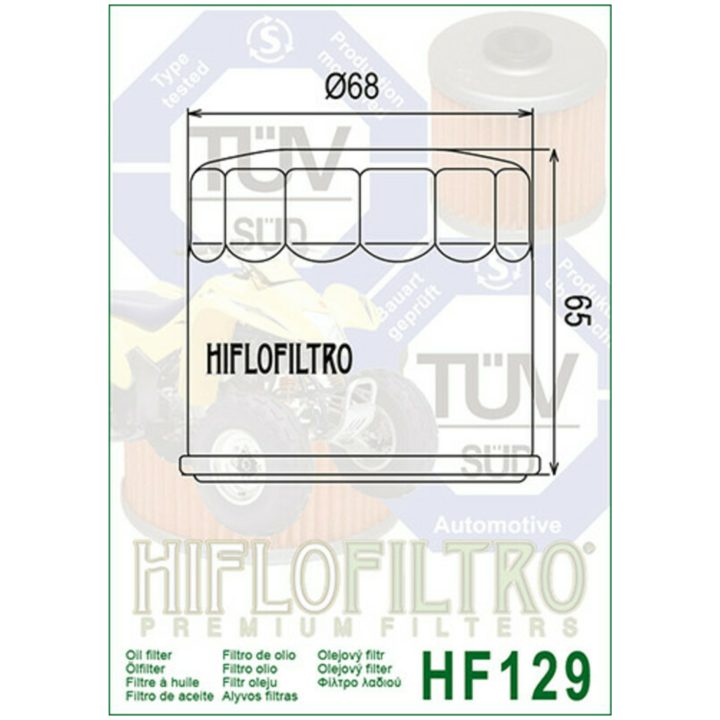 Oljefilter HIFLO HF129 – bild 3