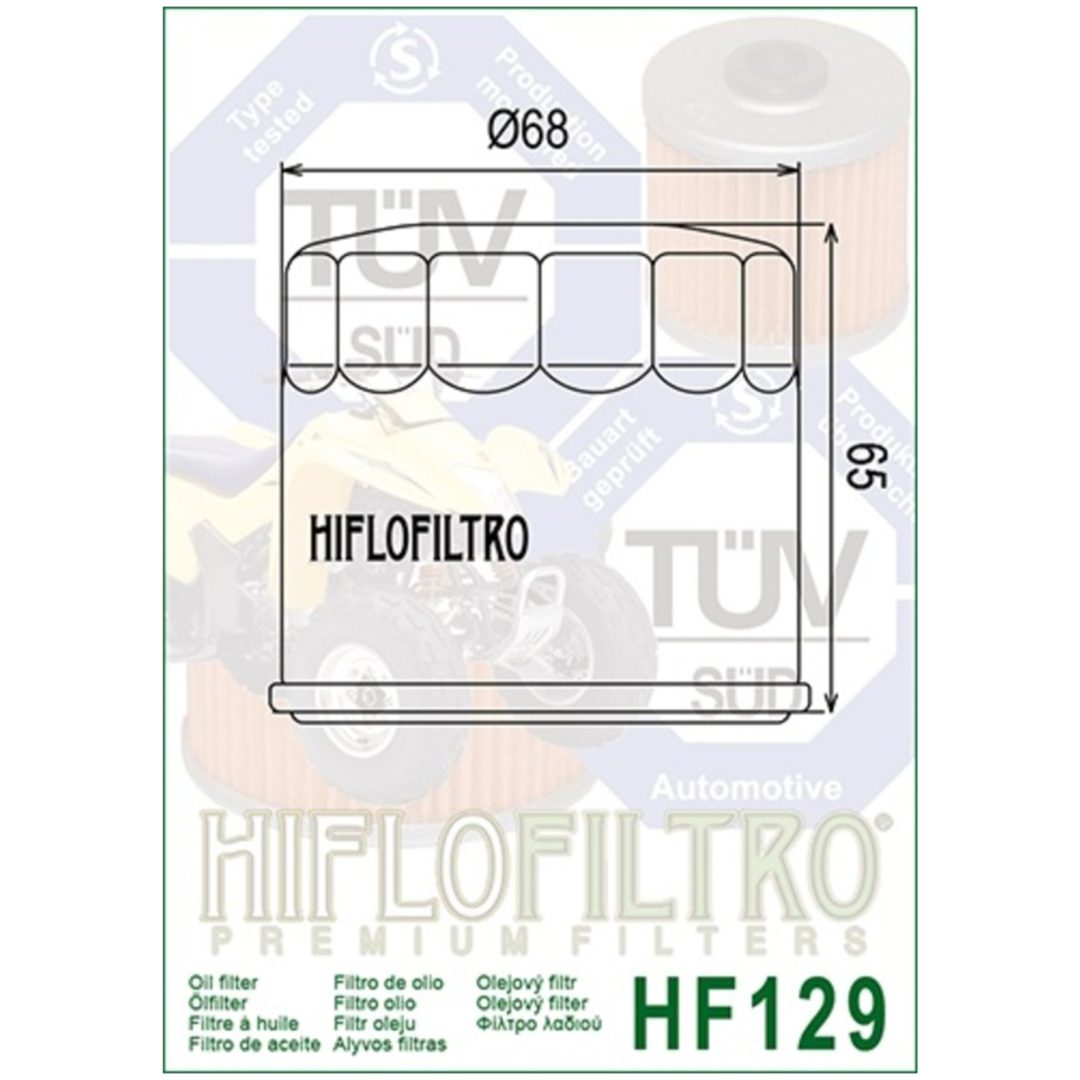 Oljefilter HIFLO HF129 – bild 2