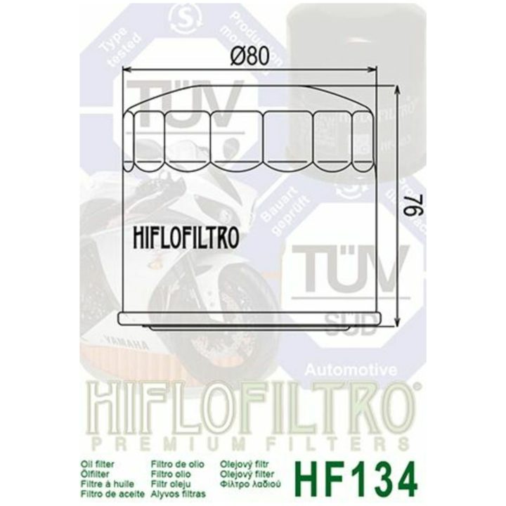 Oljefilter HIFLO HF134 – bild 3