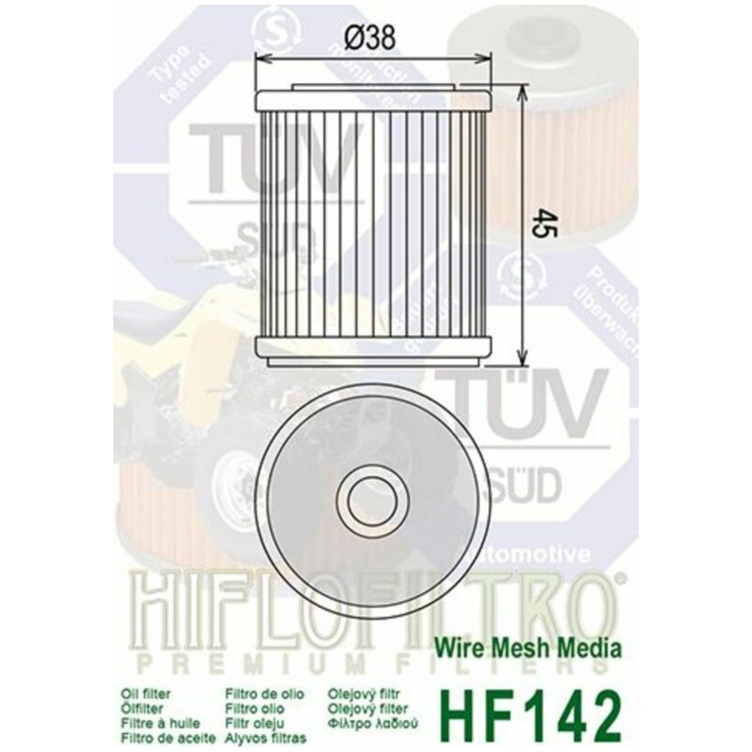 Oljefilter HIFLO HF142 – bild 2