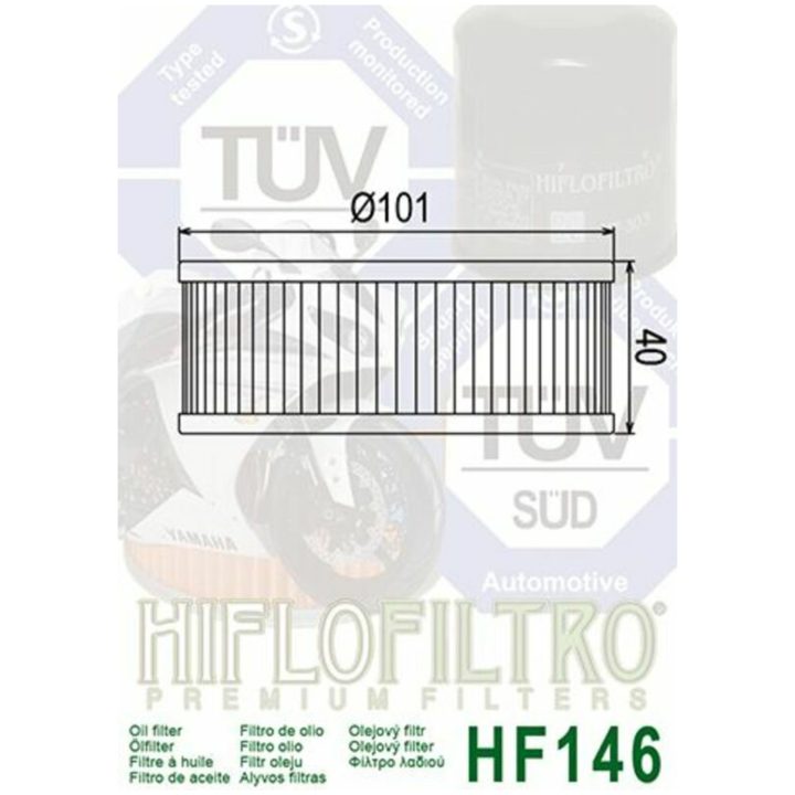 Oljefilter HIFLO HF146 – bild 2
