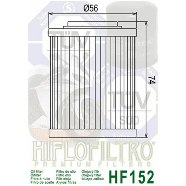 Oljefilter HIFLO HF152 – bild 2