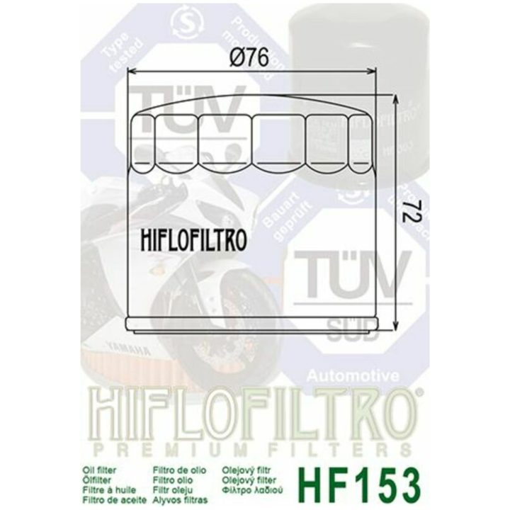 Oljefilter HIFLO HF153 – bild 3