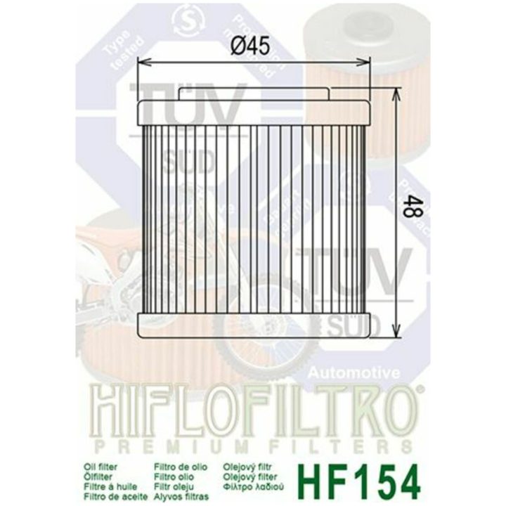 Oljefilter HIFLO HF154 – bild 2