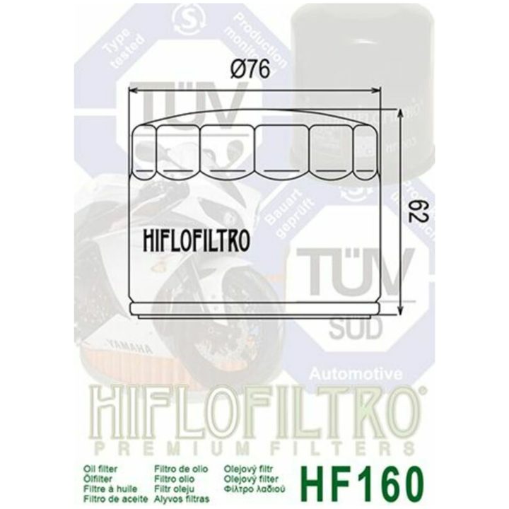 Oljefilter HIFLO HF160 – bild 3
