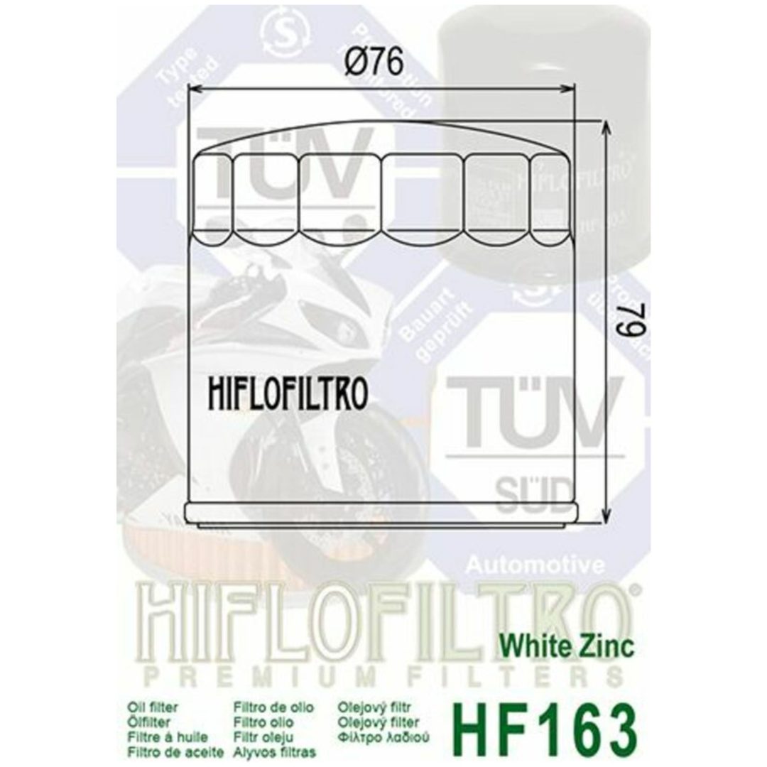 Oljefilter HIFLO HF163 – bild 2