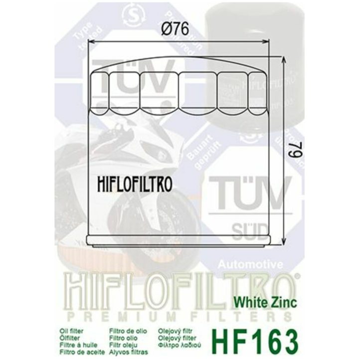 Oljefilter HIFLO HF163 – bild 2