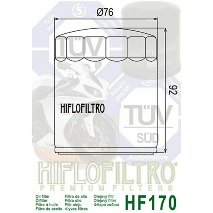 Oljefilter HIFLO HF170B – bild 2