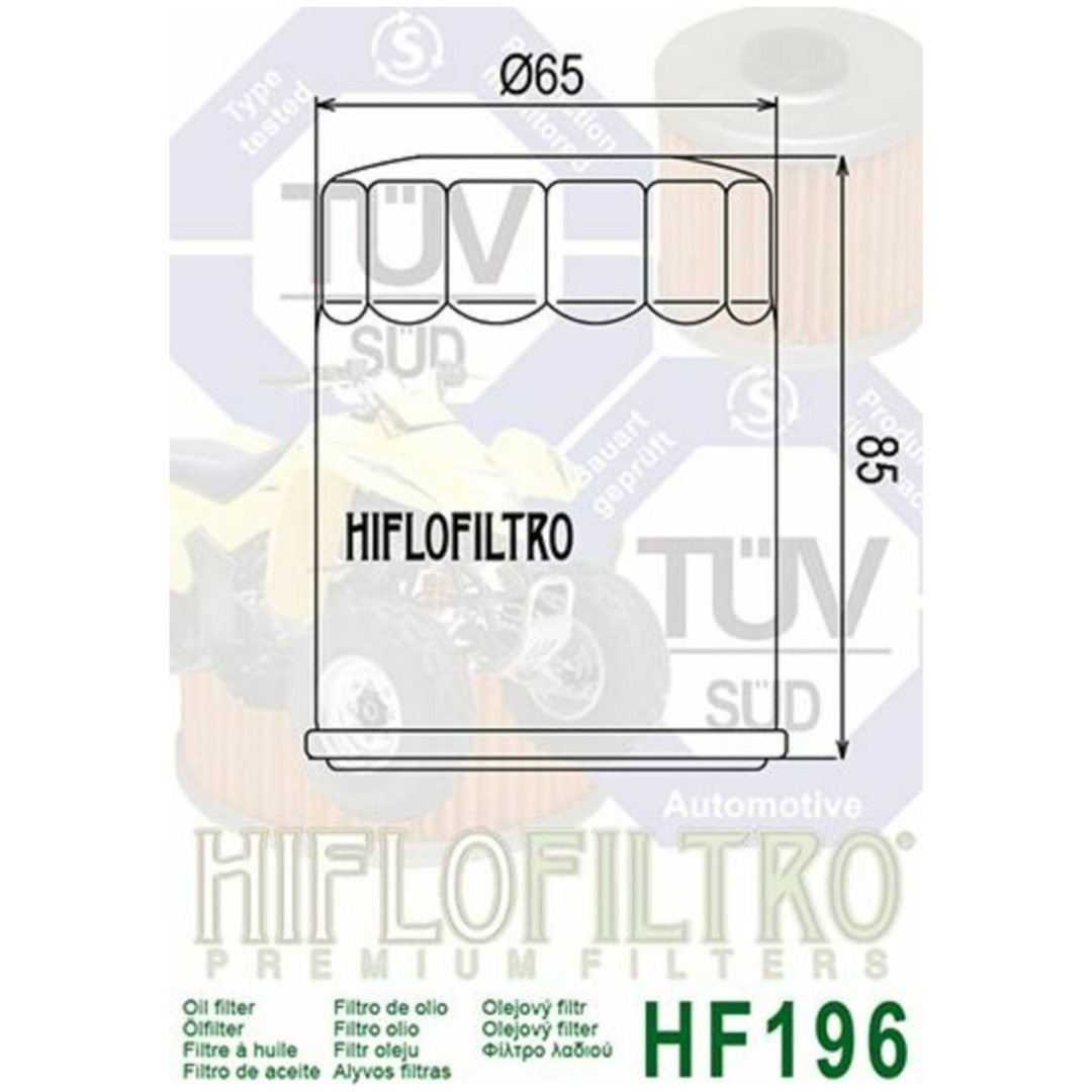 Oljefilter HIFLO HF196 – bild 3