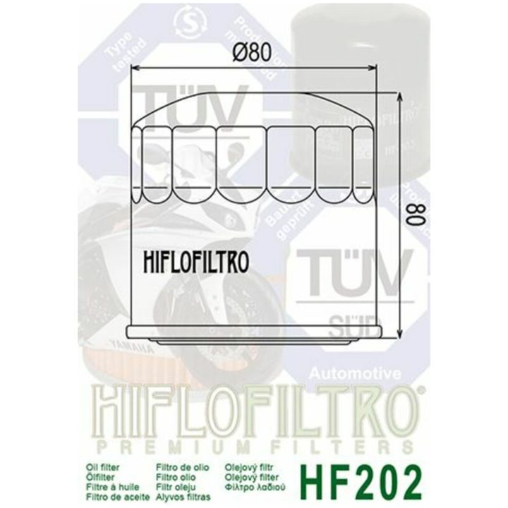 Oljefilter HIFLO HF202 – bild 2