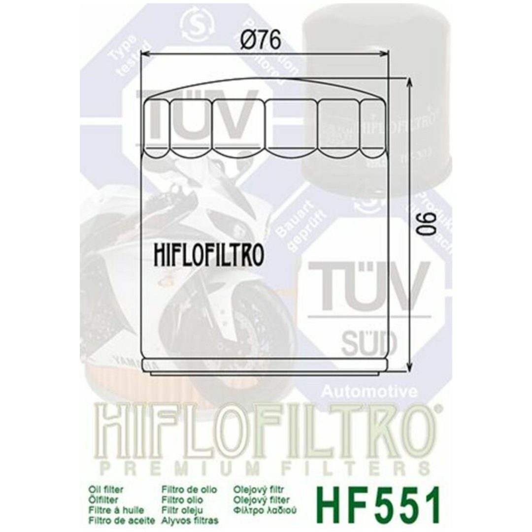 Oljefilter HIFLO HF540 – bild 2