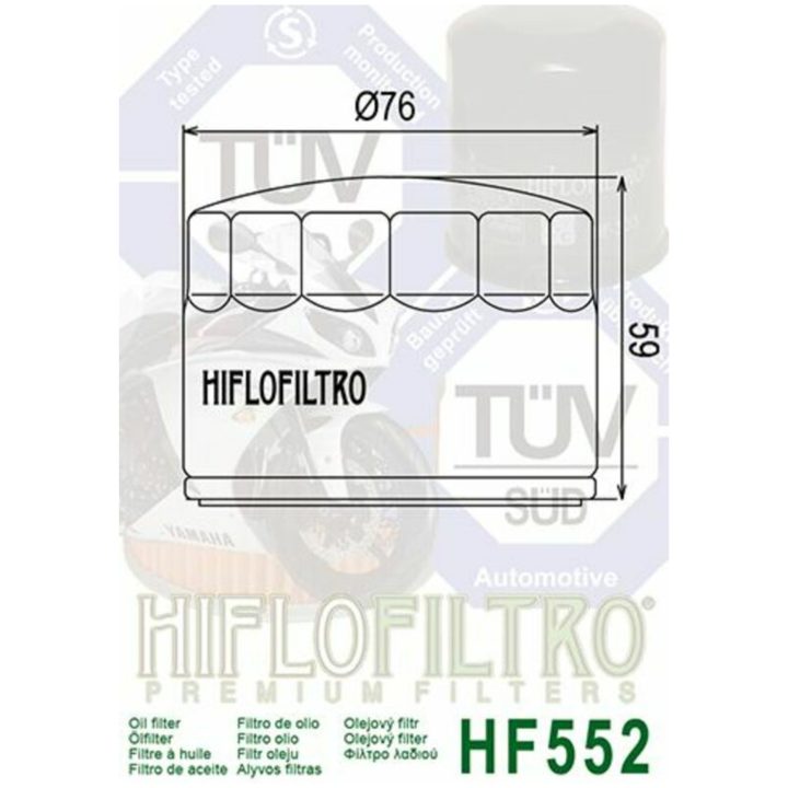 Oljefilter HIFLO HF552 – bild 2