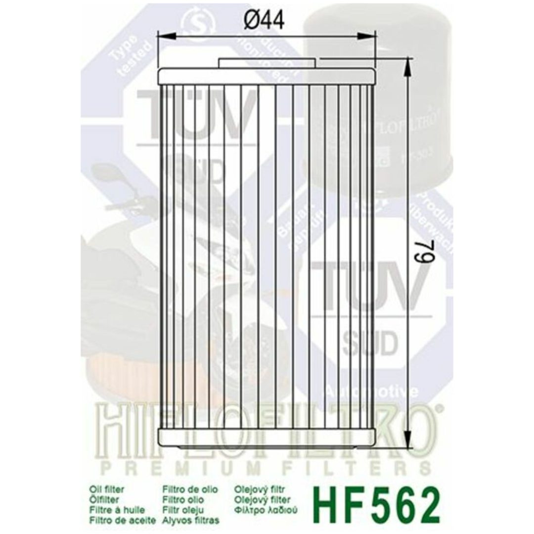 Oljefilter HIFLO HF562 – bild 2