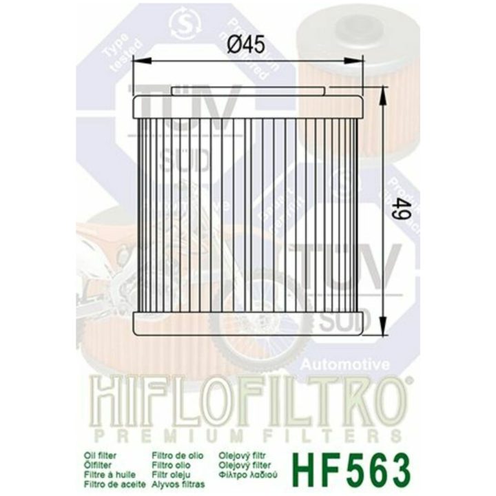 Oljefilter HIFLO HF563 – bild 2