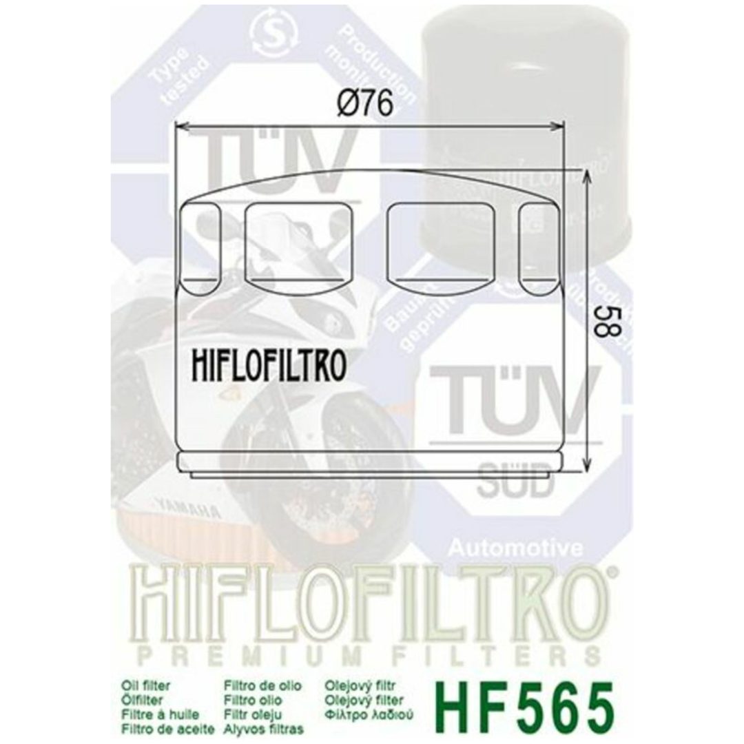 Oljefilter HIFLO HF565 – bild 4