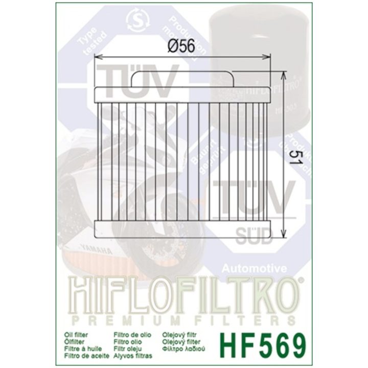 Oljefilter HIFLO HF569 – bild 2