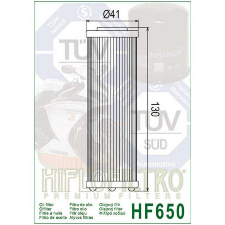 Oljefilter HIFLO HF650 – bild 2